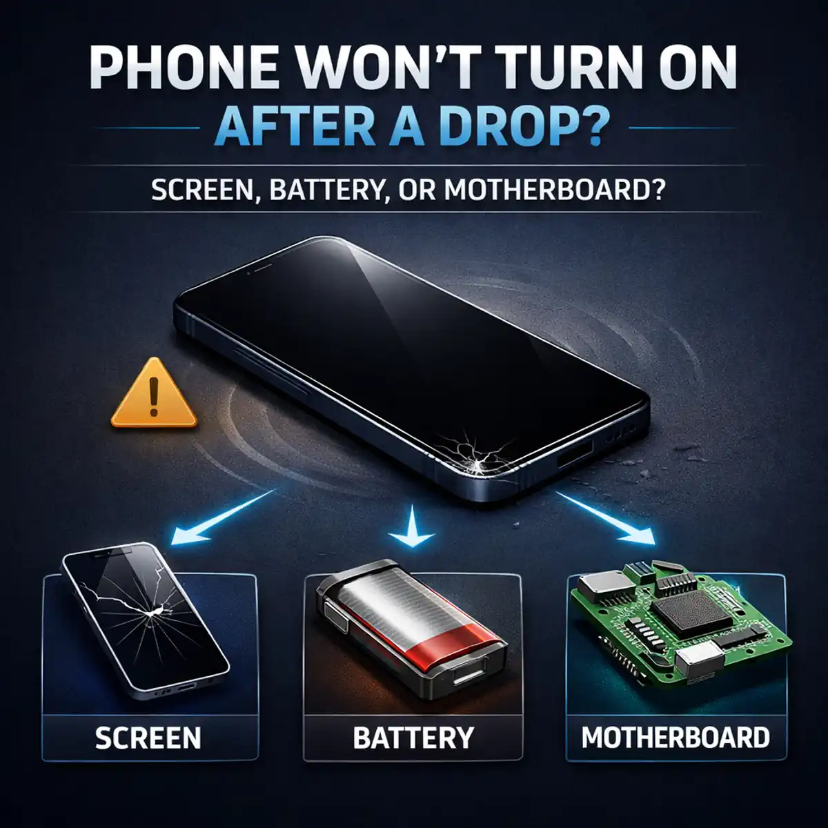 Phone Won’t Turn On After a Drop